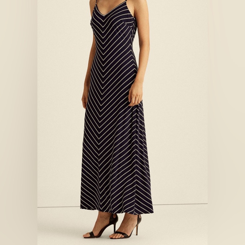 Ralph Lauren Chevron Maxi Dress